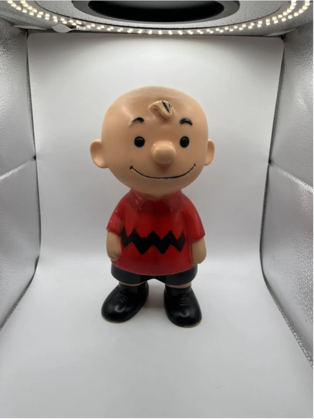 50s Rare Hungerford Charlie Brown Soft Vinyl Doll 9 INCHES ,Hungerford VintagE